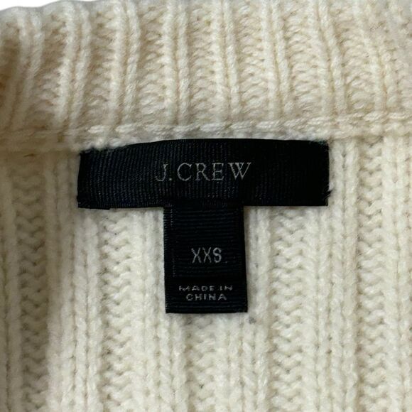 J.Crew Pom Pom Cable Knit Wool Sweater - Picture 7 of 9